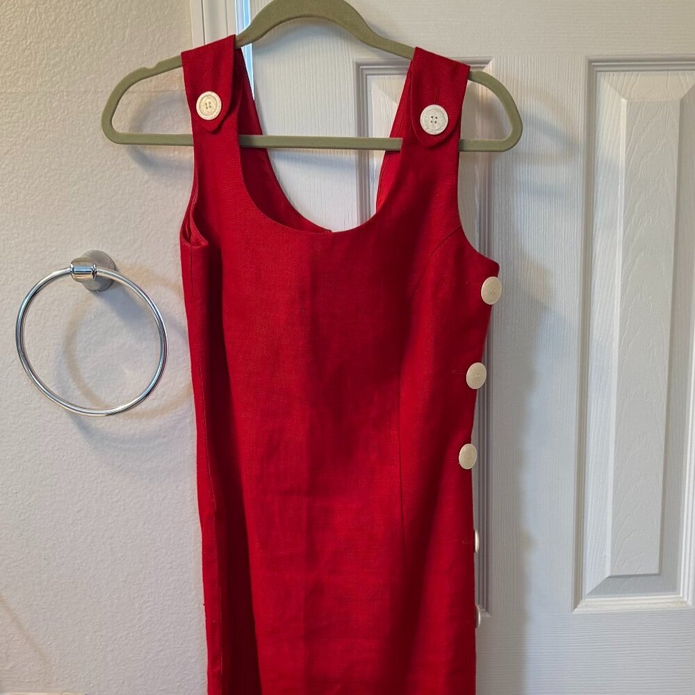 Santa Fe by Jim Tremblay Vintage Red Dress